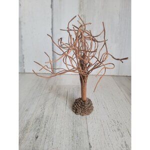 Pinecone fall brown tree Village Halloween accessory